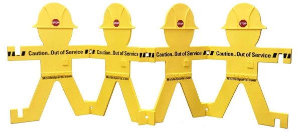 "The Boys" Interior Maintenance Safety Barricades - Set of 6 Interlocking Units