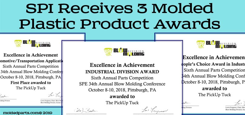 SPI Garners Multiple Awards for Blow Molded Plastic Products