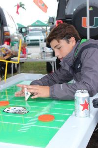 blow molded game table football